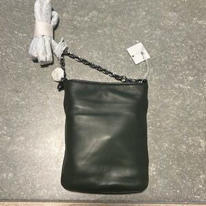 Amelia Gomez Italian leather flip bag NWT